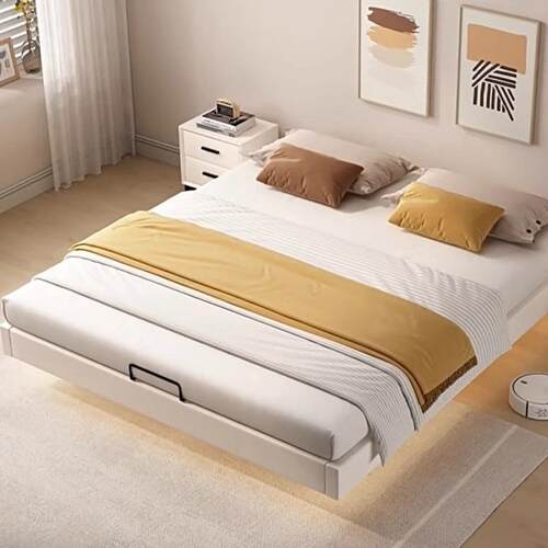 悬浮床卧室家用无床头榻榻米床架排骨架民宿酒店出租房单双人矮床