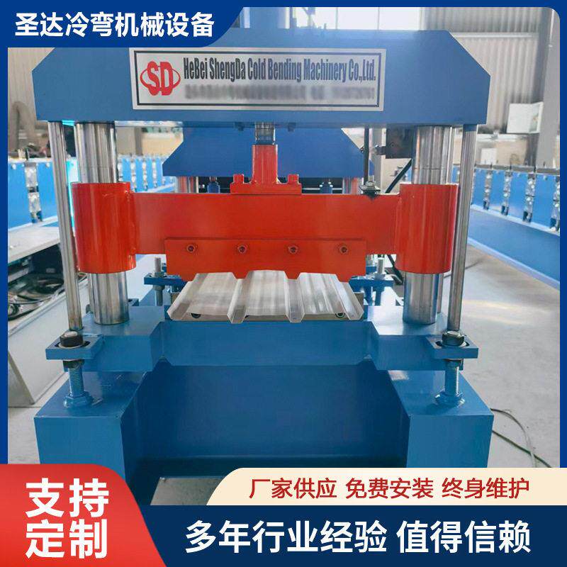 彩钢压瓦机冲孔成型用于工具房屋顶瓦板冲孔机梯形压瓦彩钢瓦机