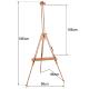 实木儿童画美生专三脚伸缩架705木质室术外写生便携业折叠榉木油