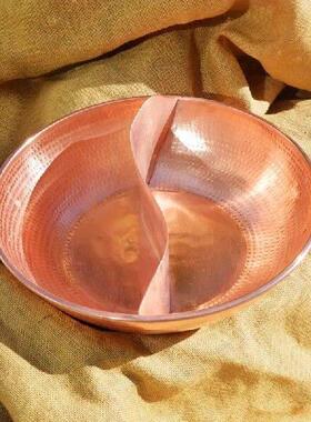 Handmade Pure Copper Hot Pot Induction Cooker A/B Type Stew