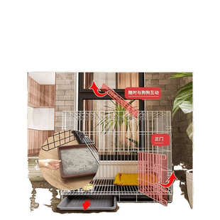狗笼子中大型犬家用超大室内带厕所分离泰迪金毛狗屋狗窝猫笼批发