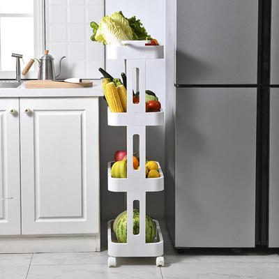 厂直销缝置物厨房室窄版可架移动小推车便9013-4携家储物架浴多层