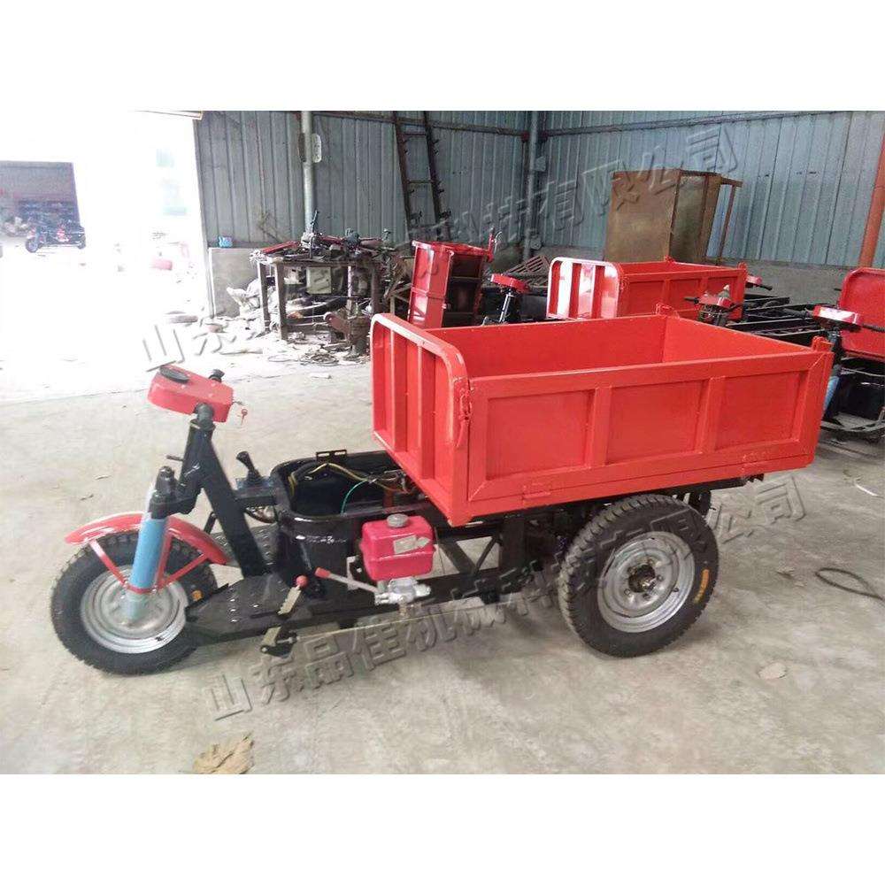 载重电动三轮车 农用载货爬坡翻斗车 工地混凝土电动砂浆运输车