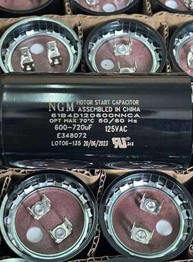 NGM薄膜电容 61B4D120600NNCA 125VAC600uF 125V600uF 46X85mm