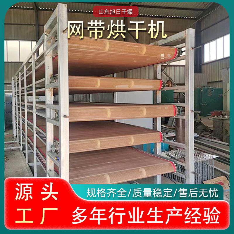 食品豆角芸豆大葱姜蒜烘干机商用网带金银花桑叶茶鲜花烘干设备