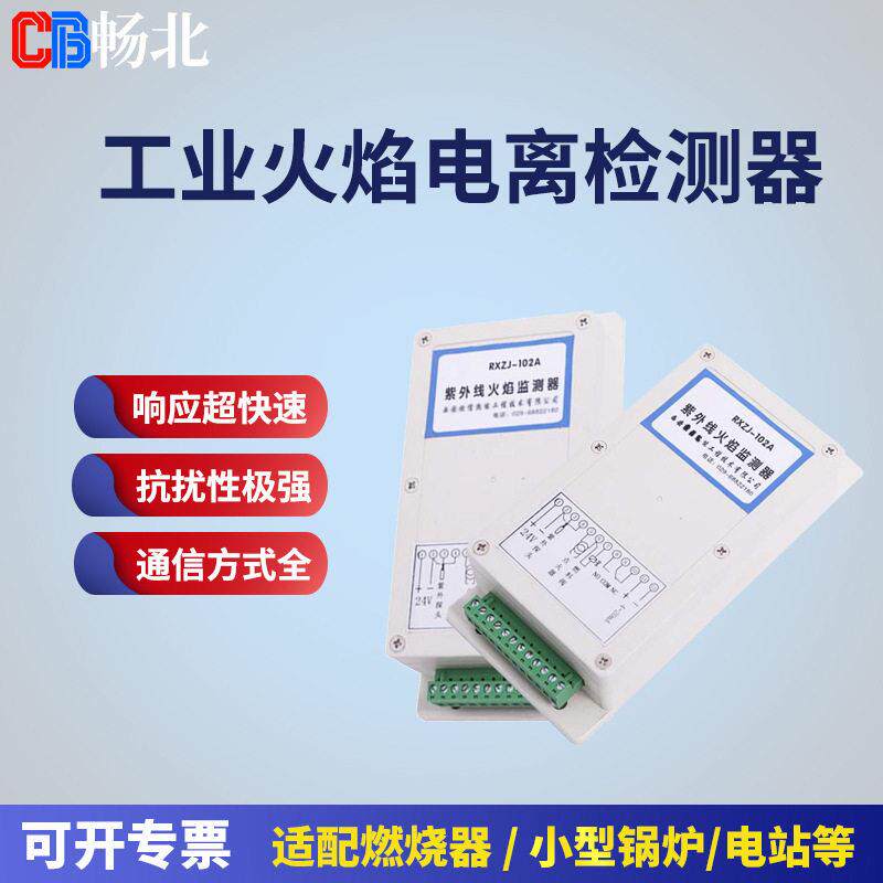 220V电离火焰检测器工业锅炉燃烧器火焰探测器模块配备离子探针