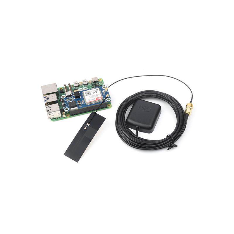微雪 树莓派 GSM/GPRS/GNSS定位扩展板 A7670E模组 Cat-1/2G上网