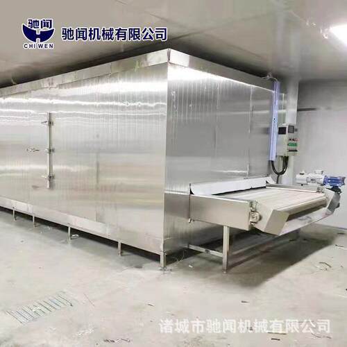 爆款南瓜冬瓜流态化速冻机加工生产设备 隧道式速冻机厂家 可定制