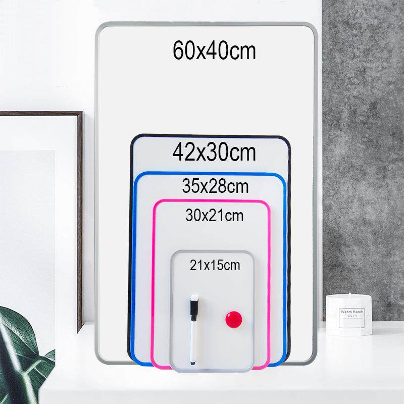 得双富文具式白板双面磁面性写字板6挂040办公室镀锌教251学培训