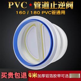 160/200PVC管道抽油烟机止逆阀厨房公共烟道阀防倒烟管道阀