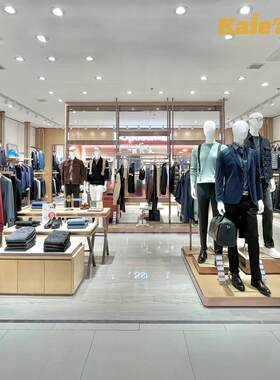 场服装店展示架商定休闲男装展架货架567落地式制不锈服装钢陈列