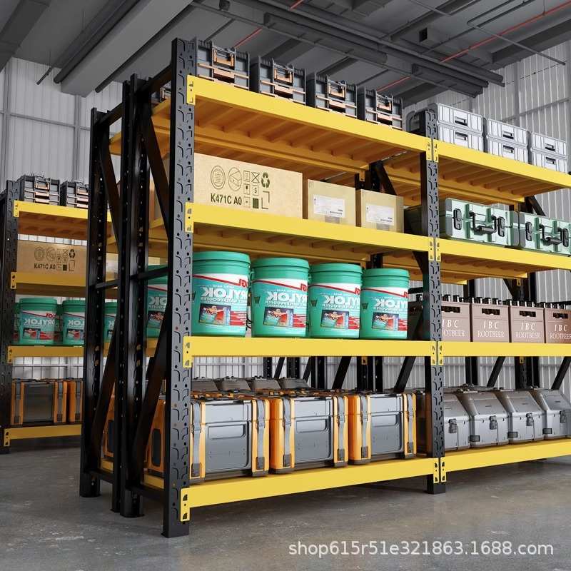 重型仓库仓储货架超市阳台钢制储物架家用可调节多层置物架展示架