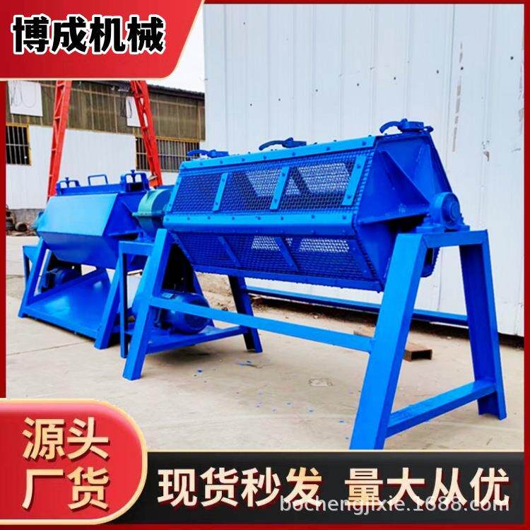 多型号除尘一体式六角抛光机厂家 干抛式木质六角滚桶研磨机