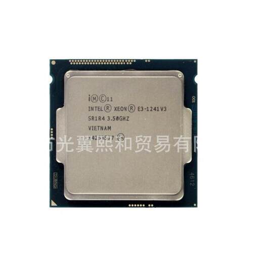 lntel至强 E3-1241V3 SR1R4 LGA1150 3.5GHZ 四核 80W