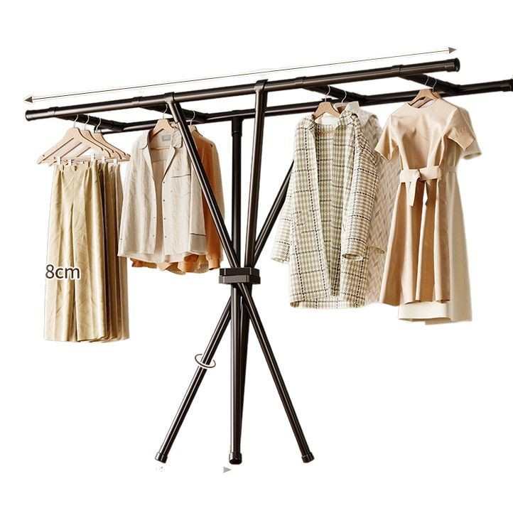 懒角落晾衣架折叠晾晒架子阳台家用简易挂衣服落地卧室小型晒被杆