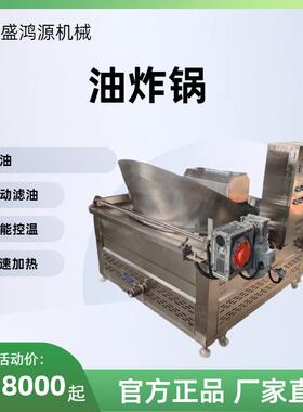 全自动电加热花生油炸机薯片麻花油炸锅江米条鸡爪油炸设备商用