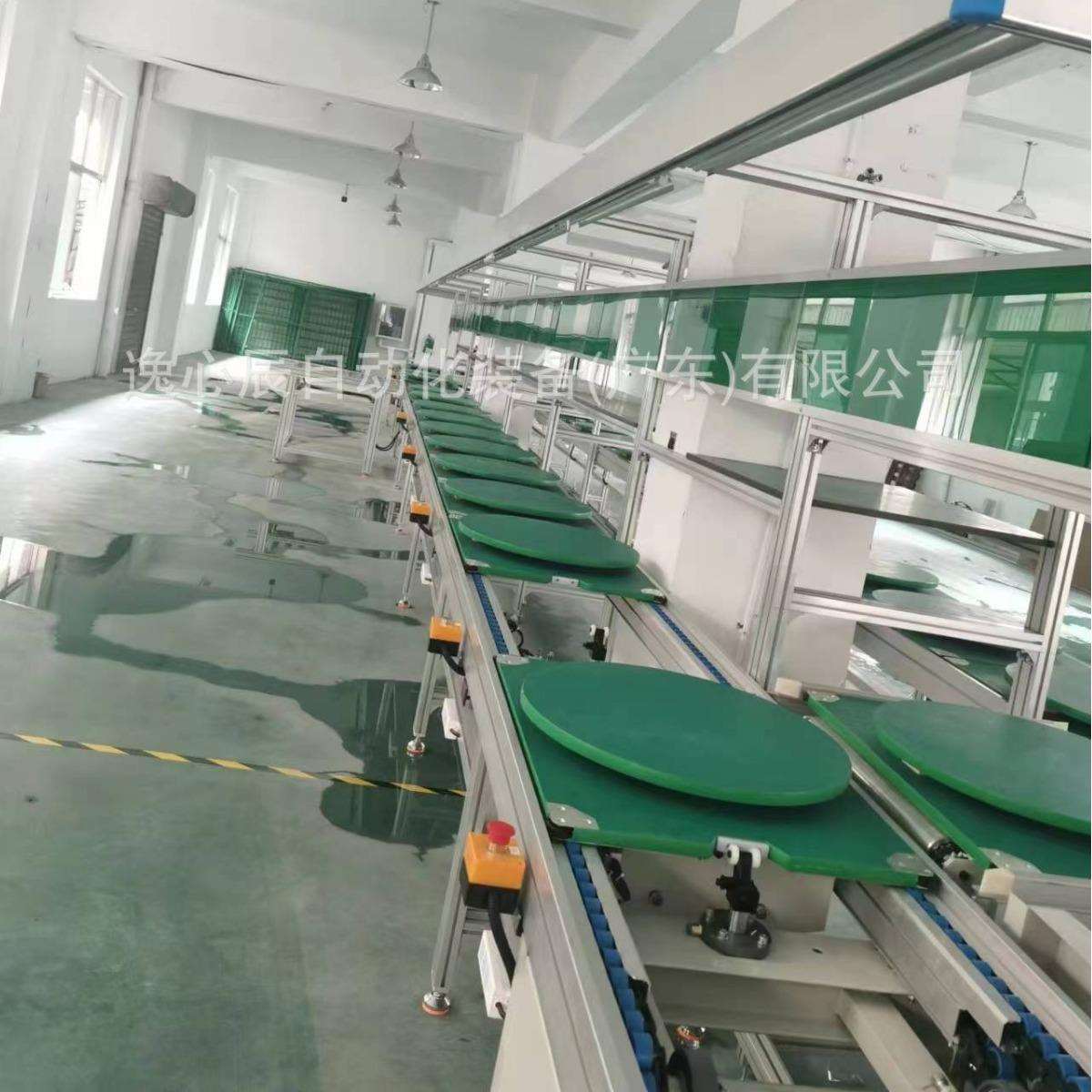 减速线设计4680电池生产制造厂区规划全自动功能托盘大型滚筒线