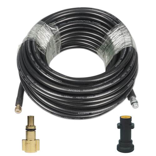 厂家直发10m/15m/20m/30m高压水管高压洗车机清洗软管pvc管