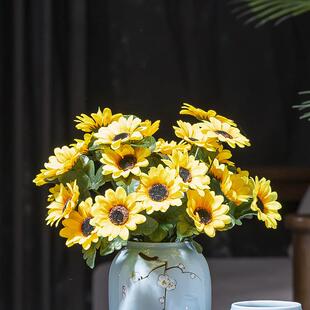 高档现代新瓶中式花家居电视柜关摆件景玄德镇瓷客厅干花插花装陶