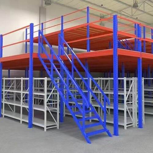 仓库阁组楼台收货322架多层钢结构可任意合仓储置物架平纳夹层可