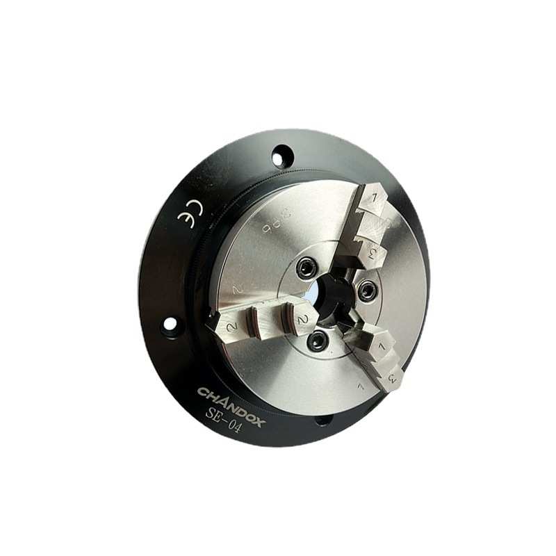 台湾千岛超薄三爪夹盘SE-04手动卡盘2/3/4/5/6寸精密铣床磨床配件