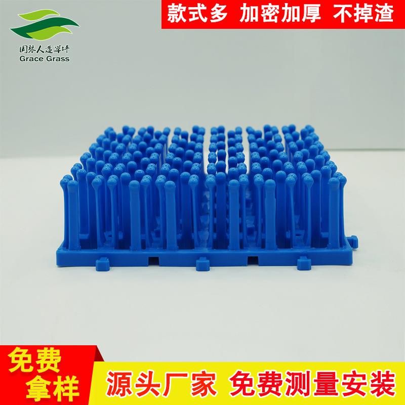 白色滑雪草坪室内训练场草人造草皮白色草坪假草坪金针菇滑雪地毯