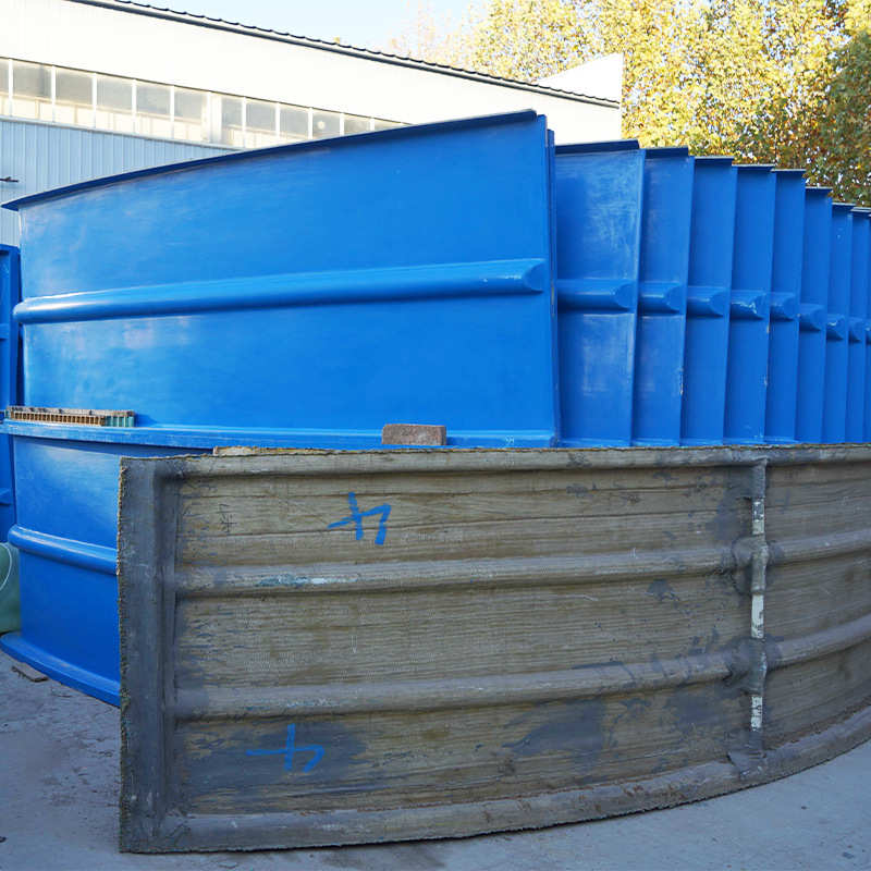 厌氧池加盖密封集气罩耐高温耐腐蚀玻璃钢污水池拱形盖板玻璃钢板