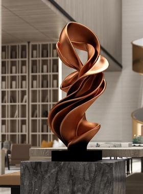 现代抽象塑摆工艺别墅楼件梯酒店大堂走廊过道雕落地品艺术DS-202