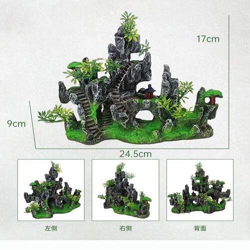 水族箱装饰品树脂假山山水装饰