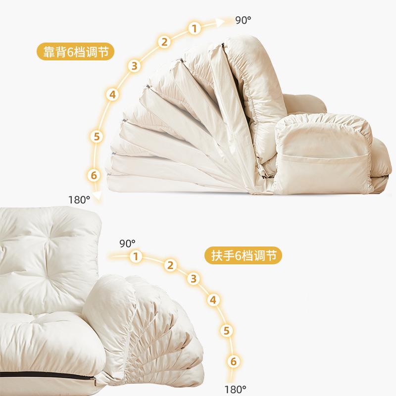 懒人沙发可躺可睡网红小阳台榻WEV休闲双人贵卧妃躺椅室榻米折叠