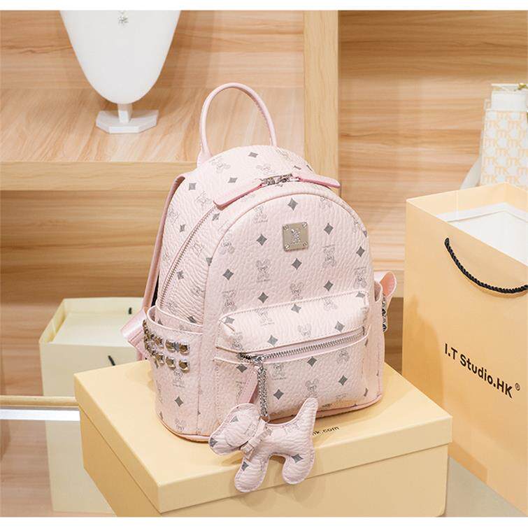 香港代购2025新款奢侈品名牌专柜正品真皮女双肩揹包旅行登山书包