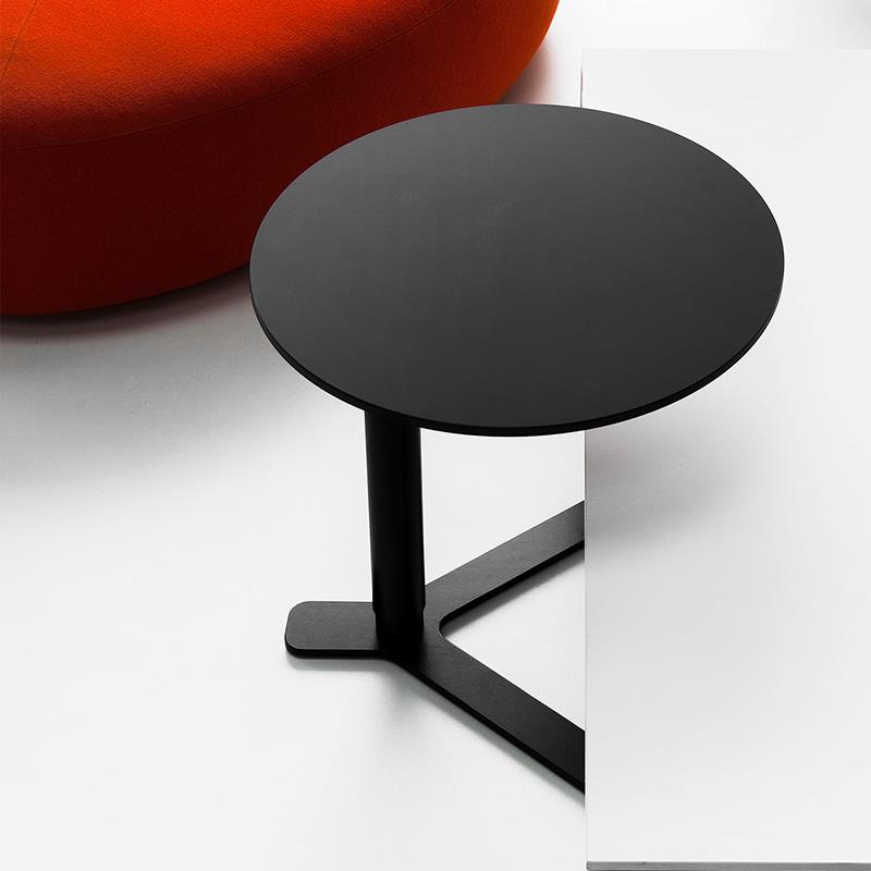 北欧设计师铁艺边几小茶几小圆桌咖啡厅小桌子奶茶甜品店边桌角几