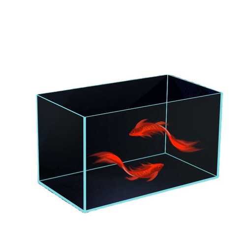 宽度80定制箱滤8mm过滤40侧*白*玻璃加厚40一体缸鱼缸超可调安全