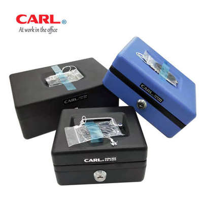 日本咖路(CARL)CB-2006保险柜小型防火办公箱防火防盗手提证件安