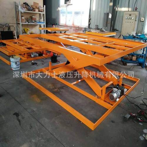 500KG固定电动升降平台液压升降机剪叉式举升台