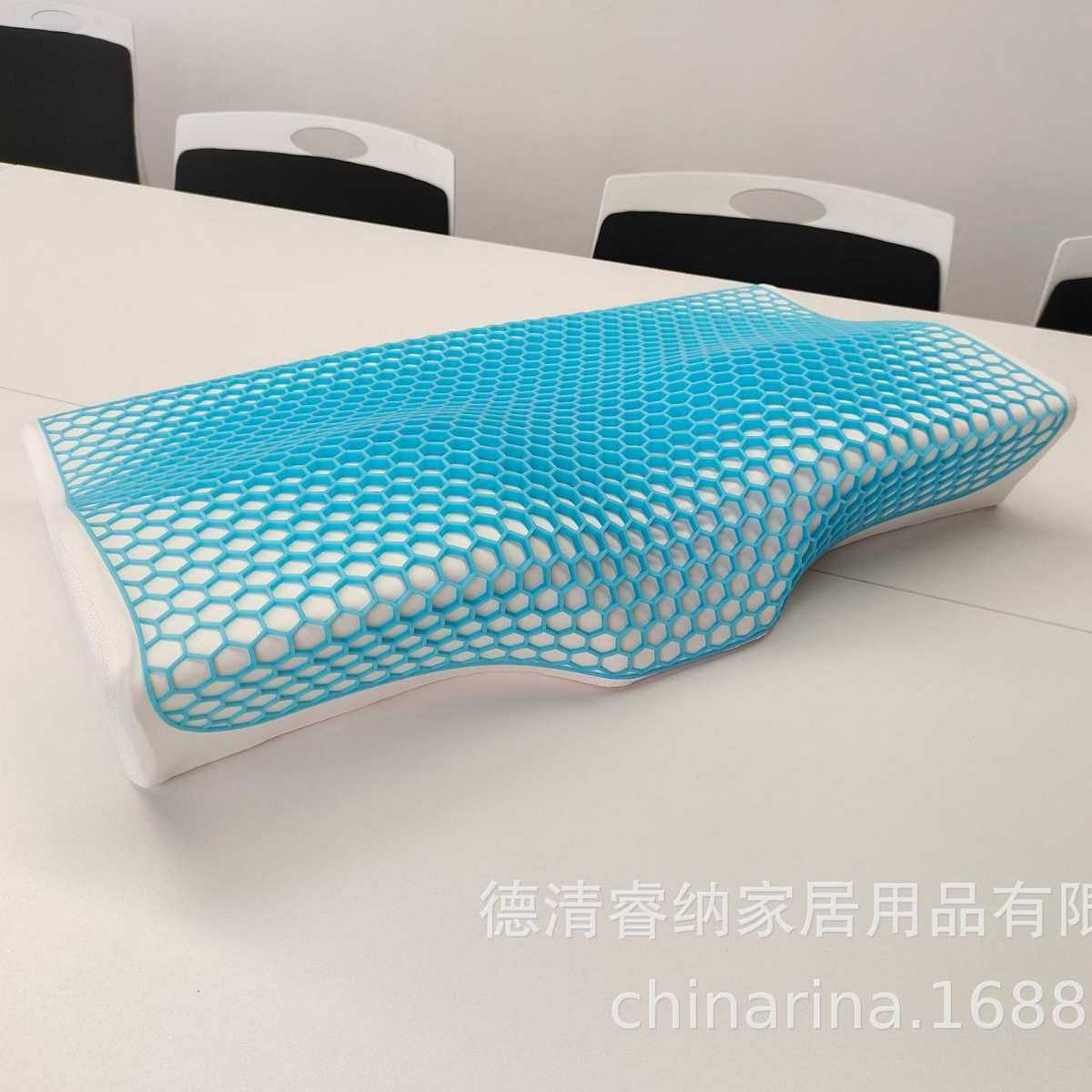 枕tpe枕头厂家直销 枕套  慢记忆回弹竹炭水洗 枕定型 可批发枕枕