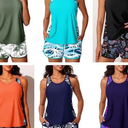Womens Swimsuits Two Piece Tummy Control Bathing Suits