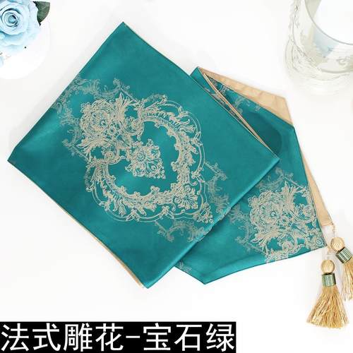 高档羽罗古 欧欧式桌旗法式典新中式美式北茶几旗简约代餐桌旗茶