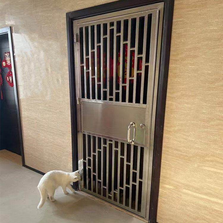 平开 门不锈钢防盗门透明封板钢门阳台通风门进户门室内门入户门