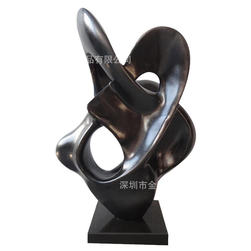 样板房树脂雕塑售楼中心写字楼酒店台面抽象摆件别墅家居装饰品