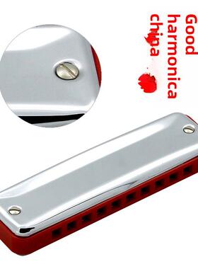 正品通尔宝6610H成级人高10孔蓝调Pa十ddy爱兰音阶布鲁斯口琴易学