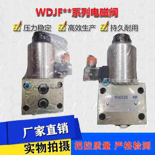 WOOUDE 压滤机卸荷阀WDJF-SB5-10B-DY2/CW220RNZ5L 电磁换向阀