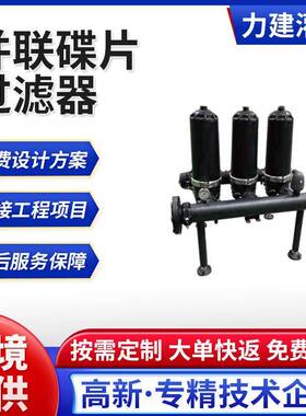 定制并联叠片过滤器农业灌溉施过滤设备手动电动反冲洗过滤器
