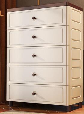 LRL60-120CM宽超大面宽加厚收纳柜抽屉式储物柜塑料组合五斗柜子