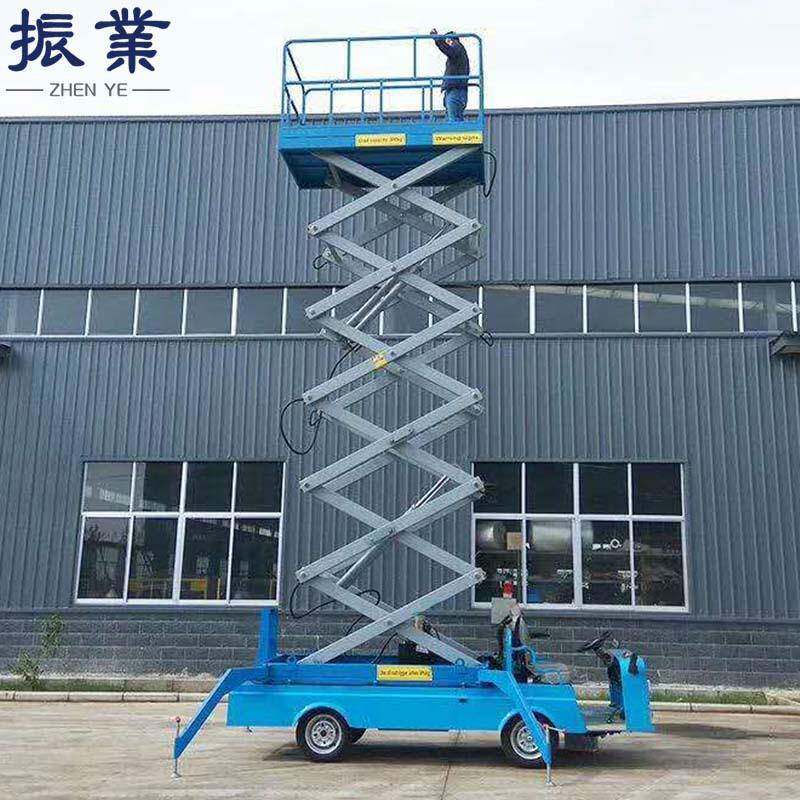 升降机移动式电动液压升降平台高空作业车车载式移动剪叉式升降机