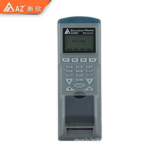台湾衡欣AZ9851温湿度计可数据打印温湿度记录器工业湿度表温度计