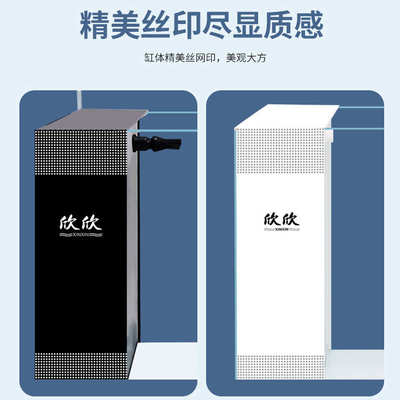 滤缸玻璃鱼缸客厅滤厂家一体过滤海背静音背板换水批发带过免家用