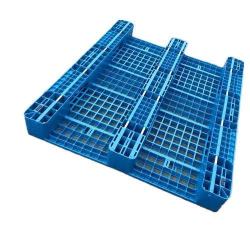 1210网格川字塑料托盘仓储货架塑料卡板可加8根钢管重型塑料托盘