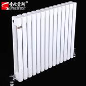 圣玫首斯暖气片家用水暖散热片集中供暖钢二柱散热器中心距500mm