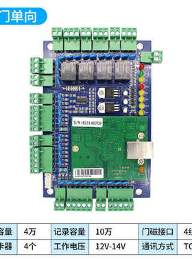 门禁控制器单双四门消防门禁系统控制器门禁板 Access controller